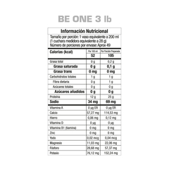 BE ONE Whey Protein Isolate 3 Libras GMN - NATURAL STORE