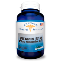 Vitamin B12 Plus Vitamin B6 x100 Softgels Natural Systems