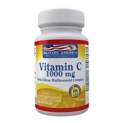 Vitamina C 1000mg + Bioflavonoides x100 Capsulas - Healthy America