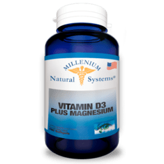 Vitamina D3 plus Magnesio x100 Softgels Natural Systems