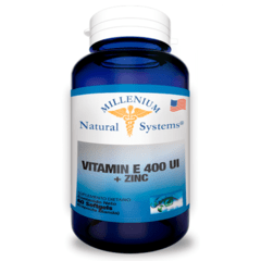 Vitamina E 400 UI + Zinc X 60 Softgels Natural Systems