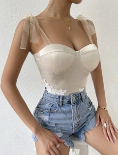 TOP CORSET CHAMPAGNE IMPORTADO en internet