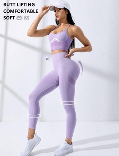 CONJUNTO PUSH UP SEAMLESS LILA en internet