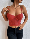 TOP CORSET IMPORTADO ROUGE