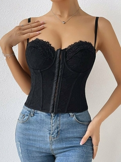 CORSET LARGO IMPORTADO NEGRO - comprar online