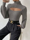 SWEATER POLERON IMPORTADO GRIS