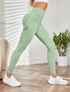 CALZA PUSH UP VERDE MENTA en internet