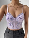 TOP CORSET LILA BORDADO