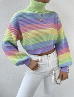 SWEATER IMPORTADO ARCOIRIS - Compulsiva