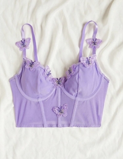 CORSET IMPOTADO DUSK VIOLETA - comprar online