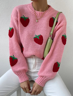 SWEATER IMPORTADO FRUTILLAS en internet