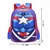 Mochila premium superheroes con luz - unico&novedoso