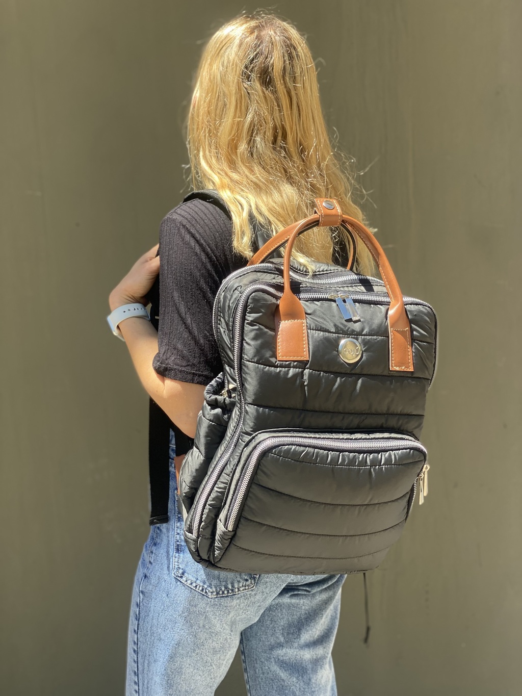 Mochila Maternal Taylor Negra - Buy in Cajubags