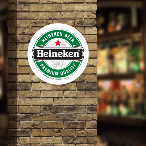 PLACA DECORATIVA HEINEKEN