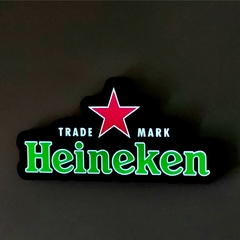 Luminoso Heineken a Pilha