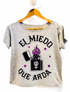 Remera El Miedo que Arda - comprar online