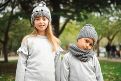 Sweater Liviano LULI Gris Melange - mini wool