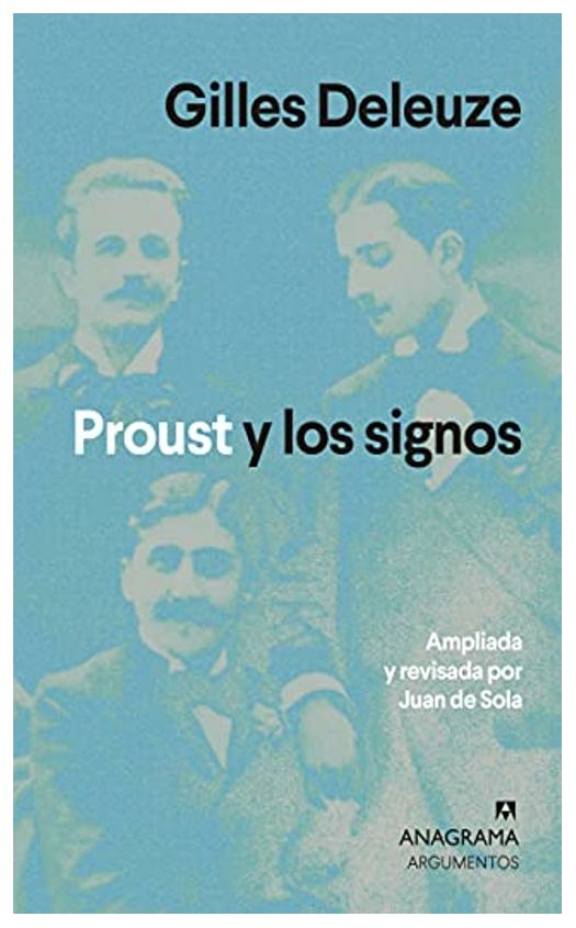 Proust y los signos - Gilles Deleuze - Anagrama
