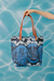 CAYETANA SHOPPER BAG palm cielo