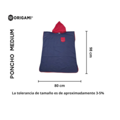 ORIGAMI PONCHO ADULTO ROSA VIOLETA - comprar online