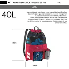 MOCHILA BOLSA DE RED AQUON AIR MESH BAG 40 L - BORDO - comprar online