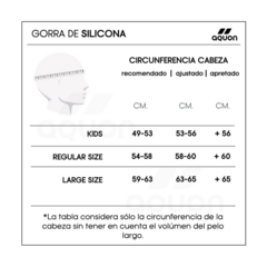 GORRA SILICONA AQUON NARANJA - comprar online