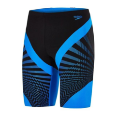 SPEEDO JAMMER CHEVRON SPLICE HOMBRE ENDURANCE+ NEGRO AZUL (558) - Ciudad Del Nado