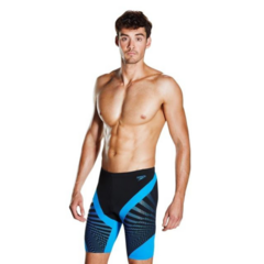 SPEEDO JAMMER CHEVRON SPLICE HOMBRE ENDURANCE+ NEGRO AZUL (558) - comprar online