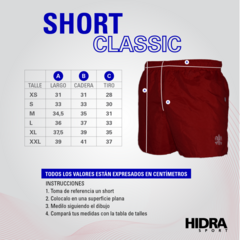 SHORT HIDRA UNISEX - TURQUESA en internet