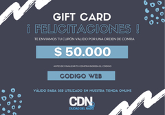 GIFT CARD $ 50.000 - comprar online