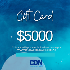 GIFT CARD $5000 - comprar online