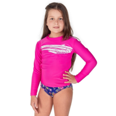 REMERA UV QUICKLY PINK JRS (4-6-8)