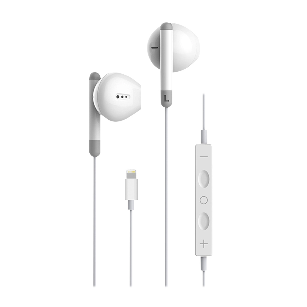 AURICULARES CON CABLE IN EAR CON FICHA LIGHTNING PARA IPHONE SOUL S589