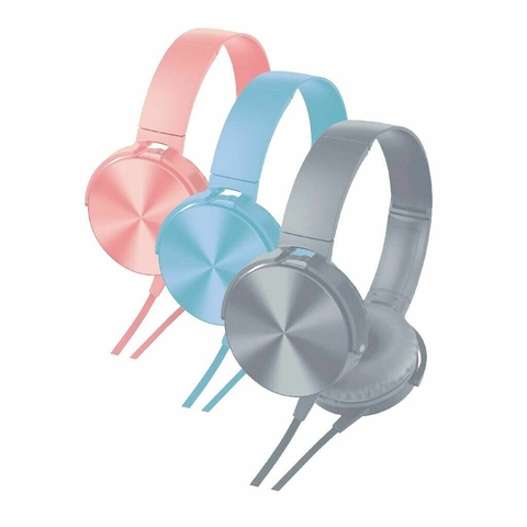 AURICULARES VINCHA CON CABLE INDICUS PASTEL MOD 74