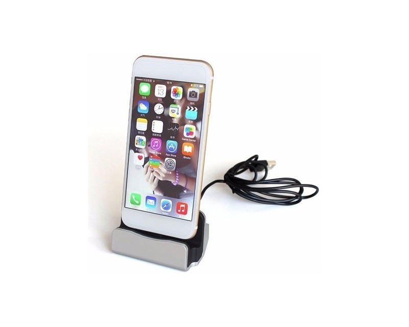 BASE DOCK STATION CARGADOR LIGHTNING PARA IPHONE