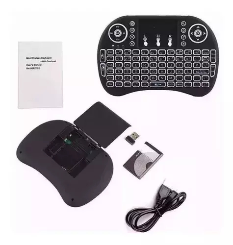 Mini teclado inalambrico retroiluminado hotsell