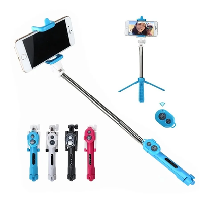 PALITO PARA SELFIES CON TRIPODE Y CONTROL REMOTO BLUETOOTH