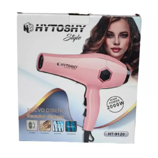 SECADOR DE PELO 2000W HYTOSHY HT 9120