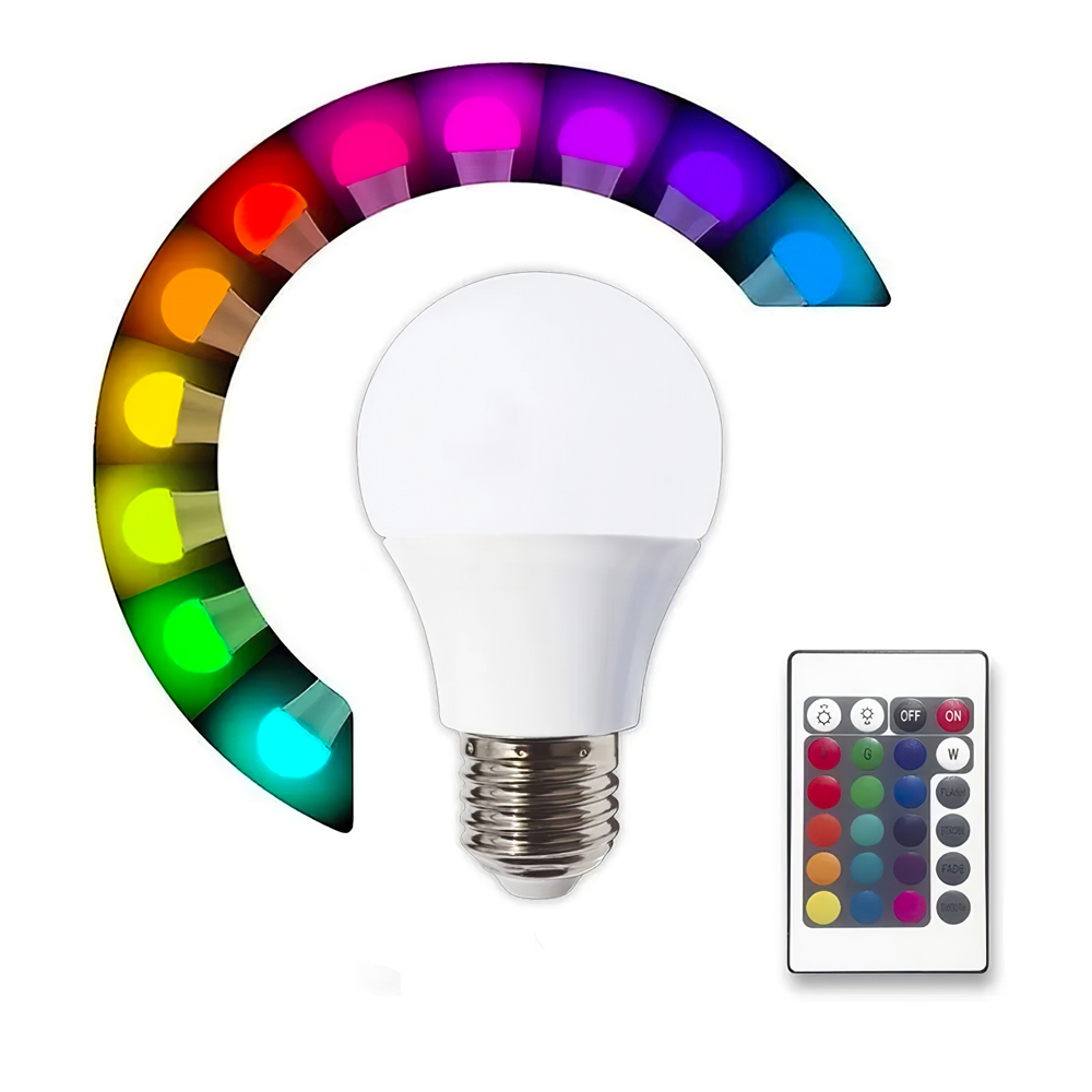 FOCO LAMPARA LED 3W RGB CON CONTROL REMOTO OSR OS-45