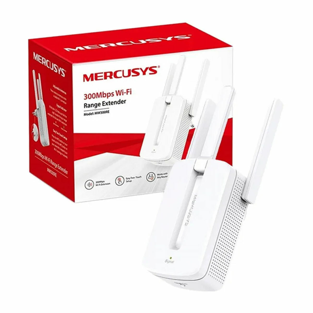 REPETIDOR EXTENSOR DE WIFI 300MBPS MERCUSYS MW300RE