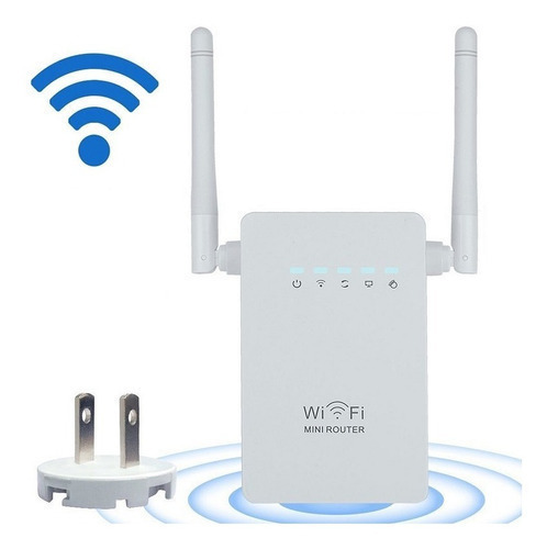 REPETIDOR EXTENSOR DE WIFI 220V 300MBPS 2 ANTENAS KANJI KJN RP4200C