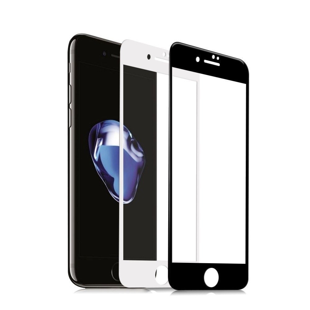 Vidrio Templado Completo Blanco – iPhone 7 / 8 – iCase Uruguay