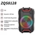 PARLANTE PORTATIL BLUETOOTH 4" 5W RGB ZQS1455 - Florida Digital