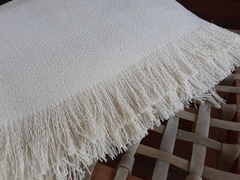 Manta de algodón trama fina tejida en telar - tienda online