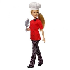 Boneca Barbie Profissoes Quero Ser Cozinheira Mattel Dvf50