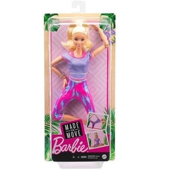 Barbie Feita Para Mexer Articulada Loira Gxf04