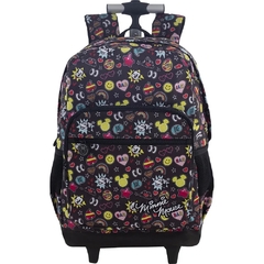 Mochila com Rodinhas e Alças 16" Minnie College 01 10.030 - Xeryus