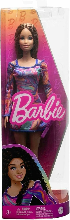 Boneca Barbie Fashionistas cabelo frisado e sardas HJT03 - Mattel na internet