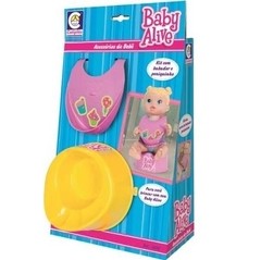 Baby Alive Kit Babador e Pinico (COR SORTIDA) - Cotiplás