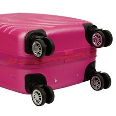 Mala de Bordo Pequena 360° Petra 1T Pink - Sestini - DecorToys Presentes & Brinquedos